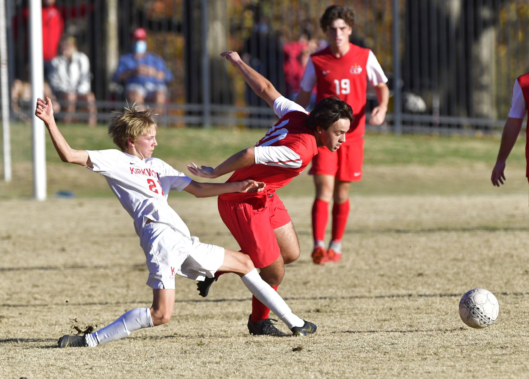 Chamninade vs Kirkwood soccer playoff game
